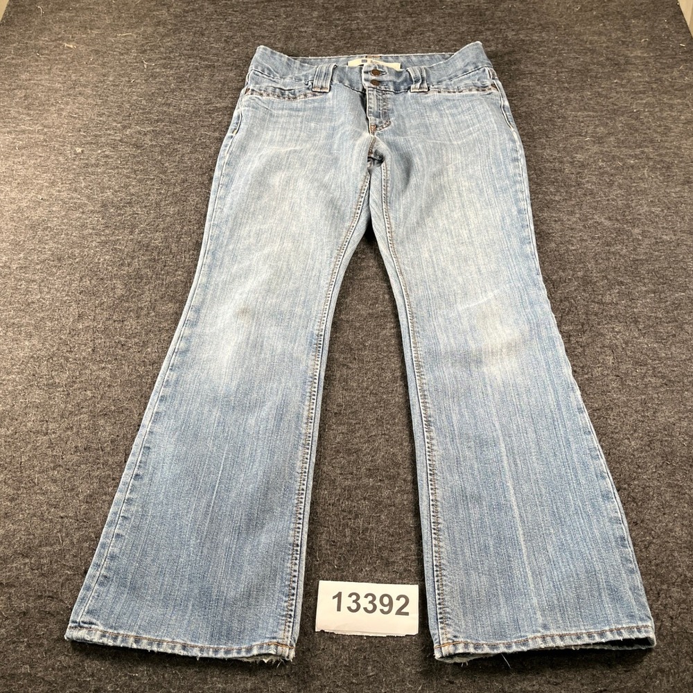 Y2K Gap Curvy Bootcut Jeans Womens 32W Blue Denim Cotton Casual Light Wash